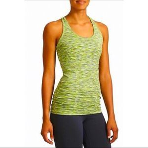 Athleta Fast Track Ruched Compression Tank Top Sz Large